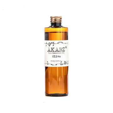 AKARZ Cold Pressed Olive Carrier Oil Natural Wrinkle Remover & Sunscreen Best for DIY Massage and Aromatherapy Spain Origin 500ML